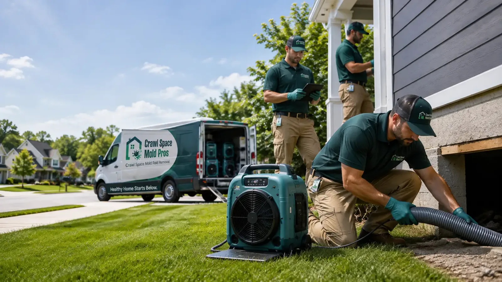 Crawl Space Mold Removal in Freedom, NH